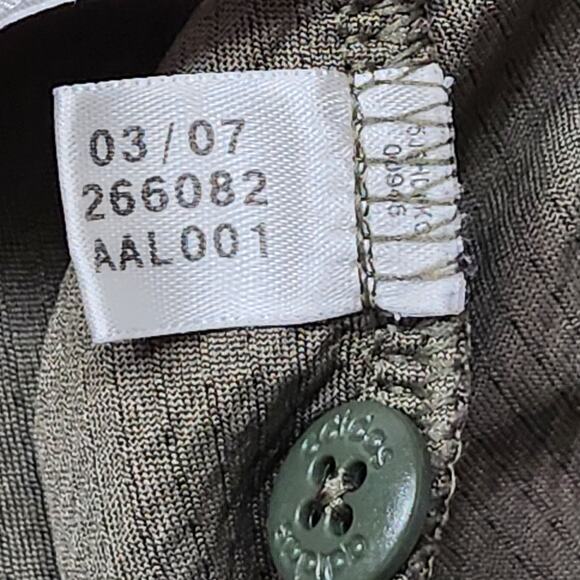 NOTRE DAME Shirt Mens Large Green Button Up Short Sleeve ADIDAS Climalite Y2K - Picture 13 of 14